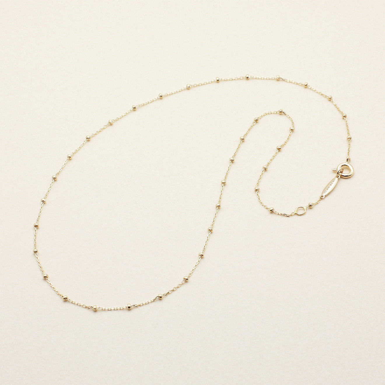 Linked Mini Bead Necklace