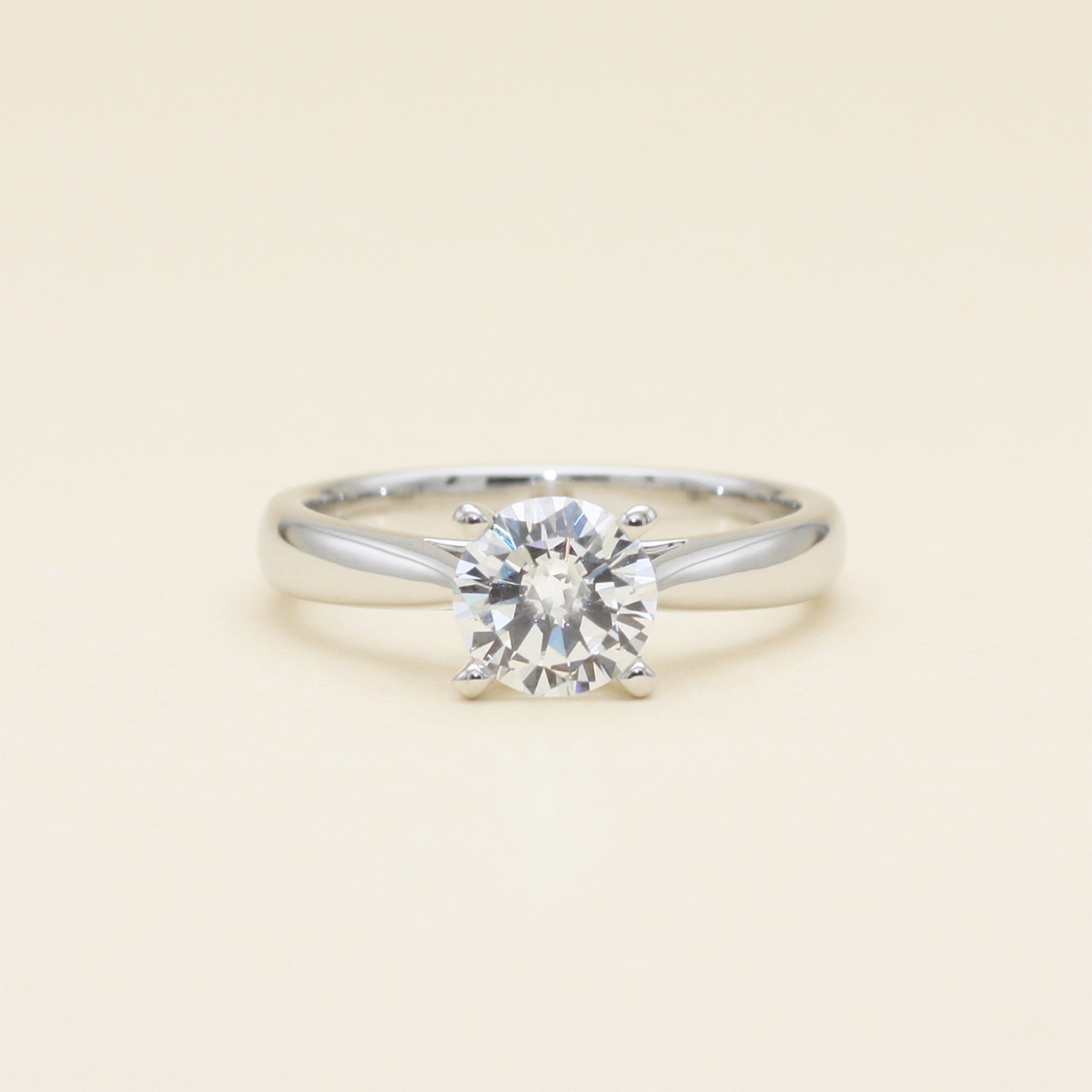 1ct 4Prong Solitaire Ring