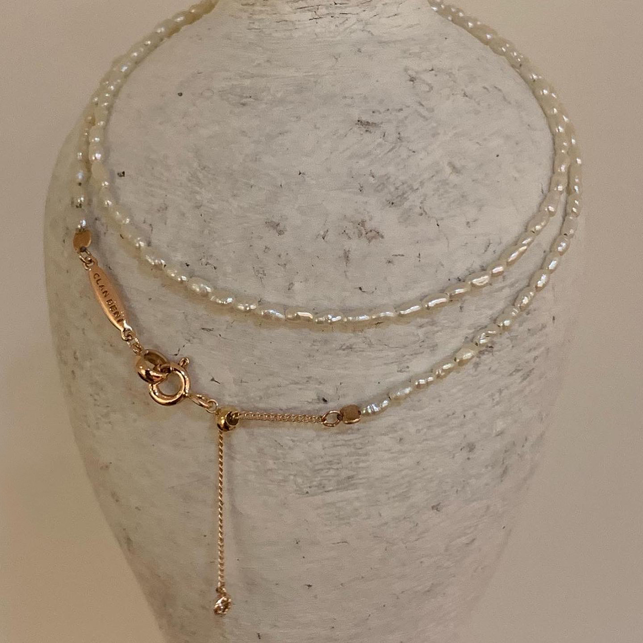 Mini Baroque Pearl Strand Necklace