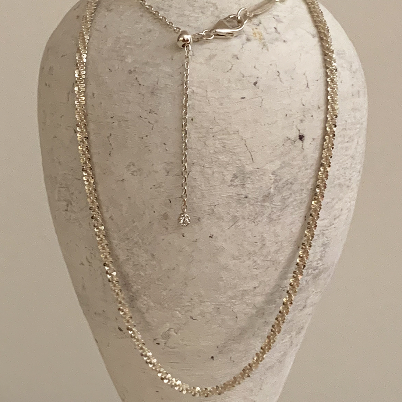 Shimmering Silver Necklace