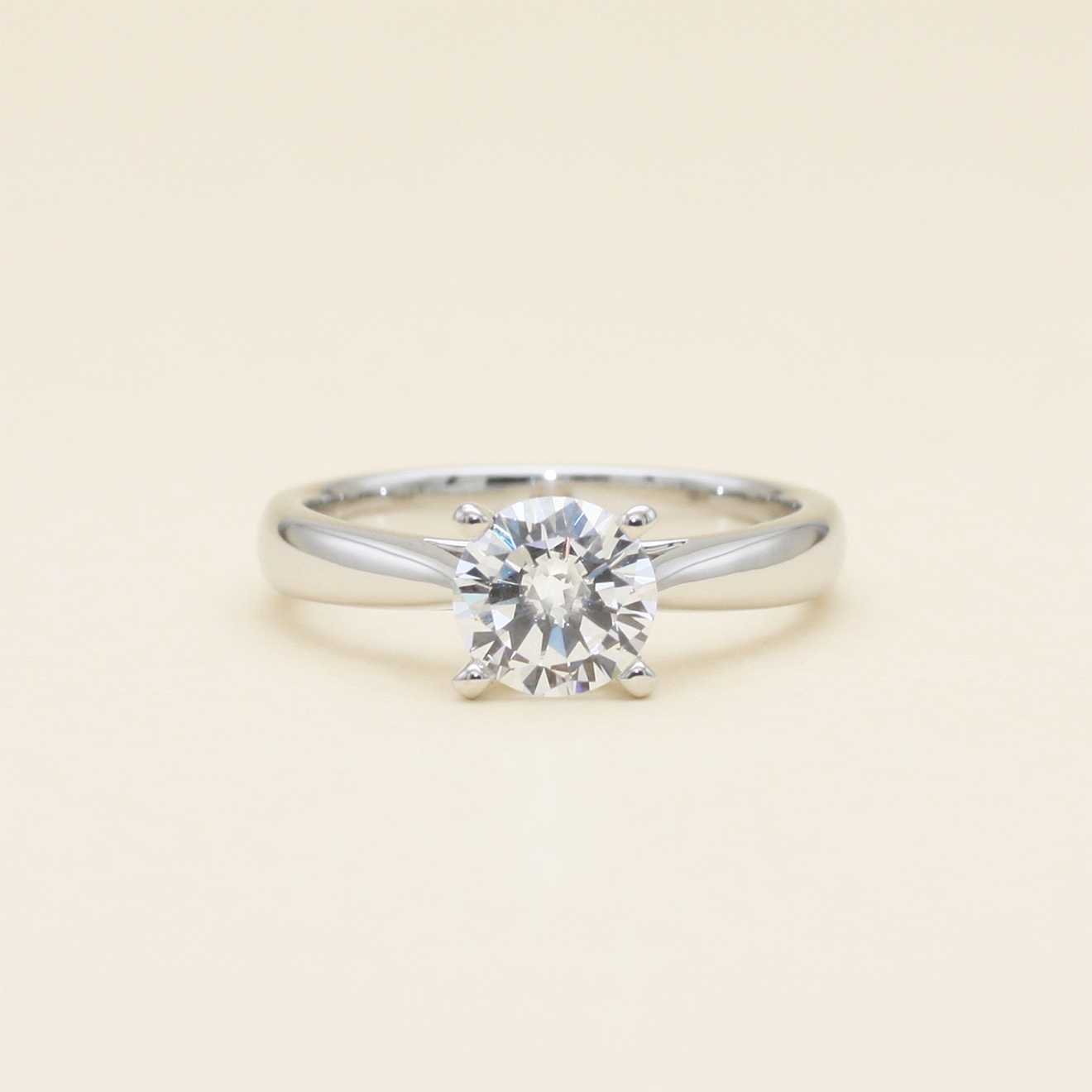 1ct 4Prong Solitaire Ring_CZ
